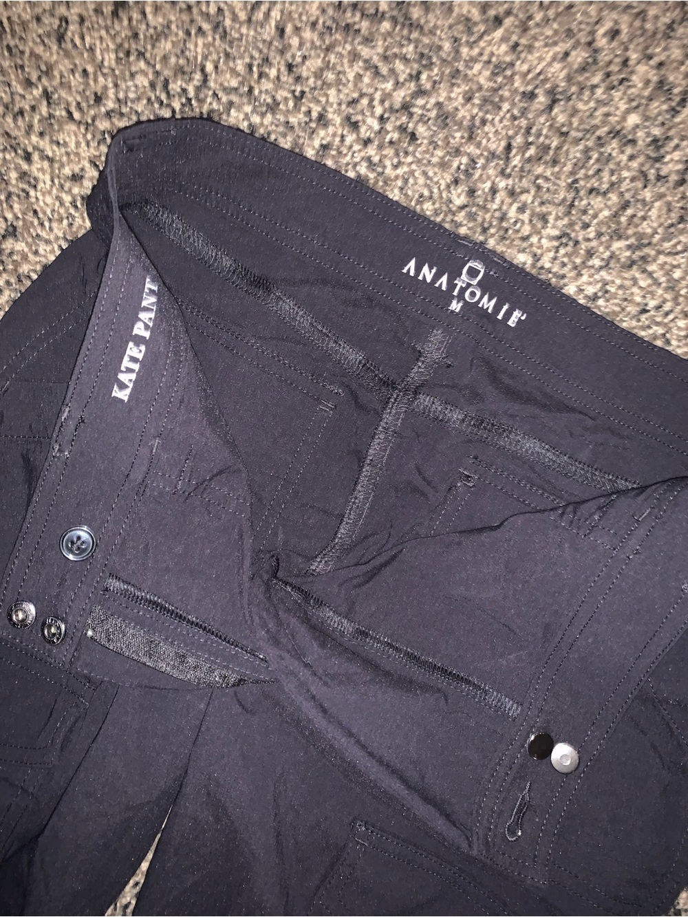Anatomie Kate Pant Black Cargo Pants size M - Picture 3 of 6
